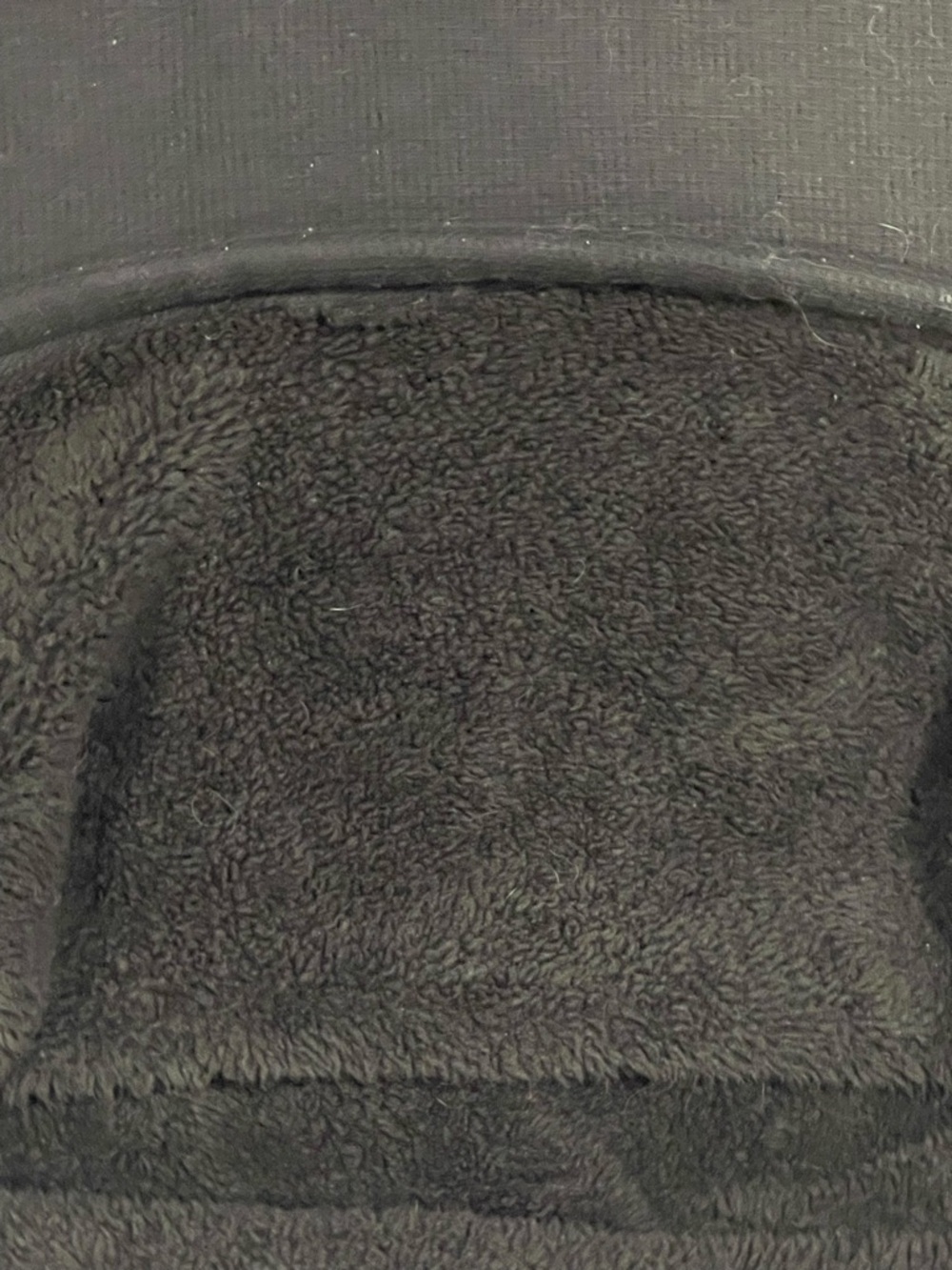 Smith's Black Ribbed Sharps Bonded Thermal Henley Pullover Medium - Picture 5 of 9
